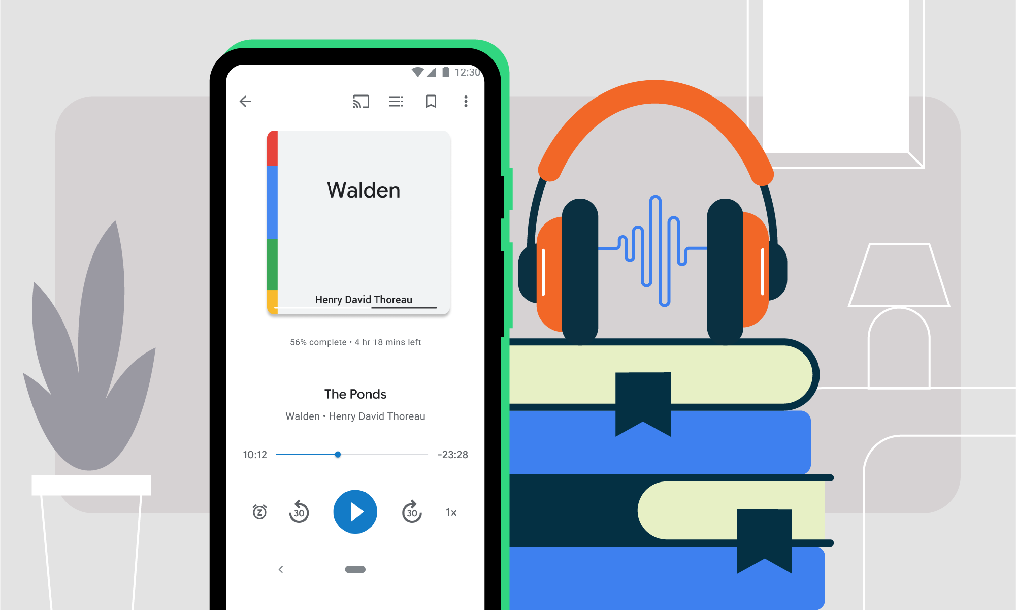 AUDIO BOOKS ON GOOGLE PLAY visual data 6