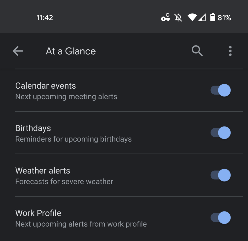 Pixel Launcher At A Glance Widget Shows Weather Alerts 9to5google