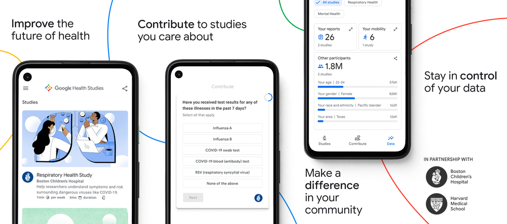 Google Health Studies app