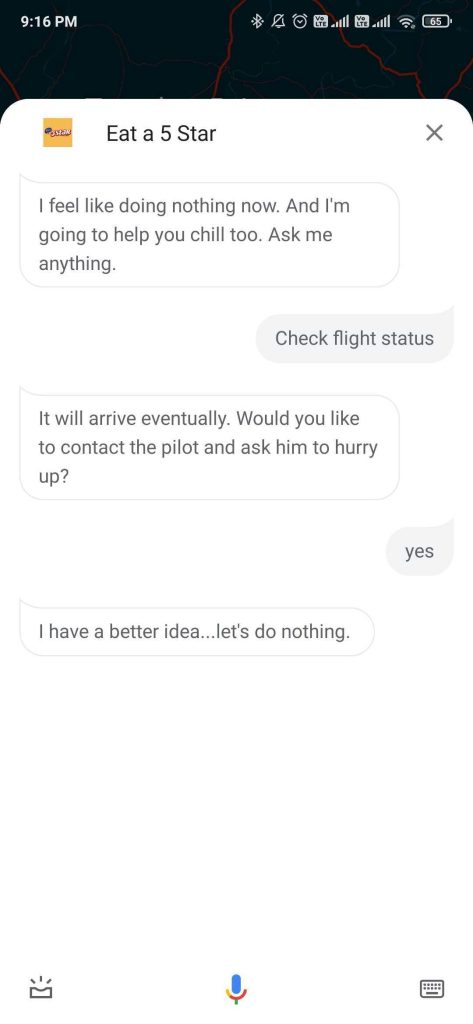 google assistant do nothing mode