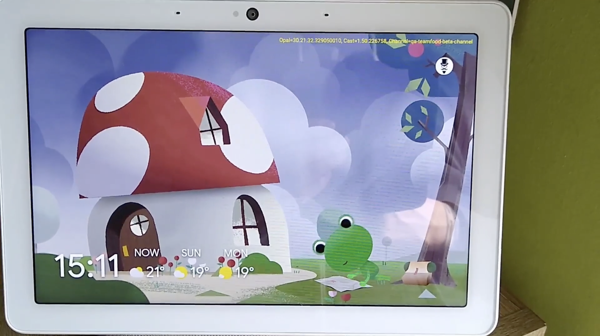 Google Rolls Out 'Weather Frog' Clock To Nest Hub & Hub Max - 9to5Google