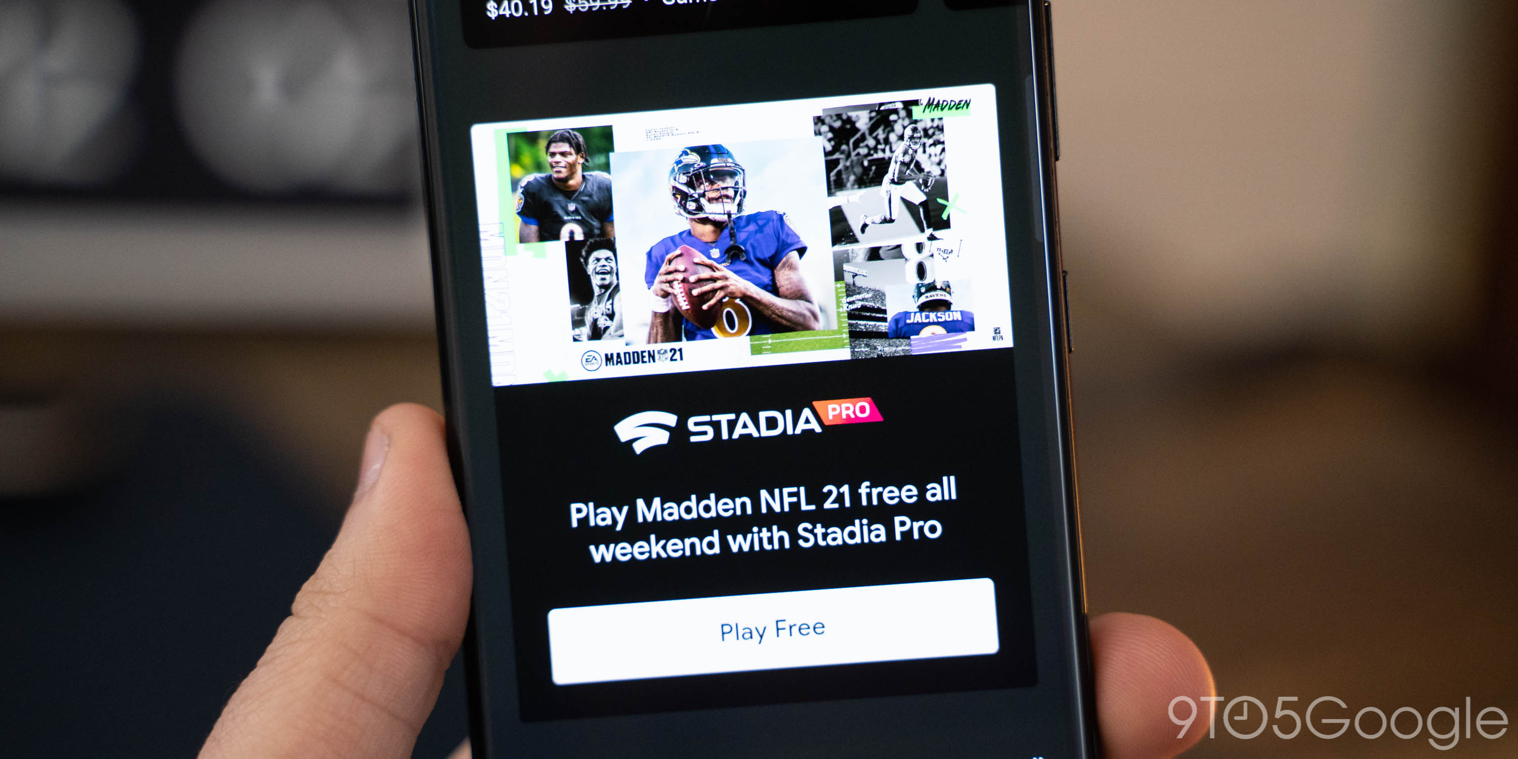 Madden NFL 21 is now available on Google Stadia