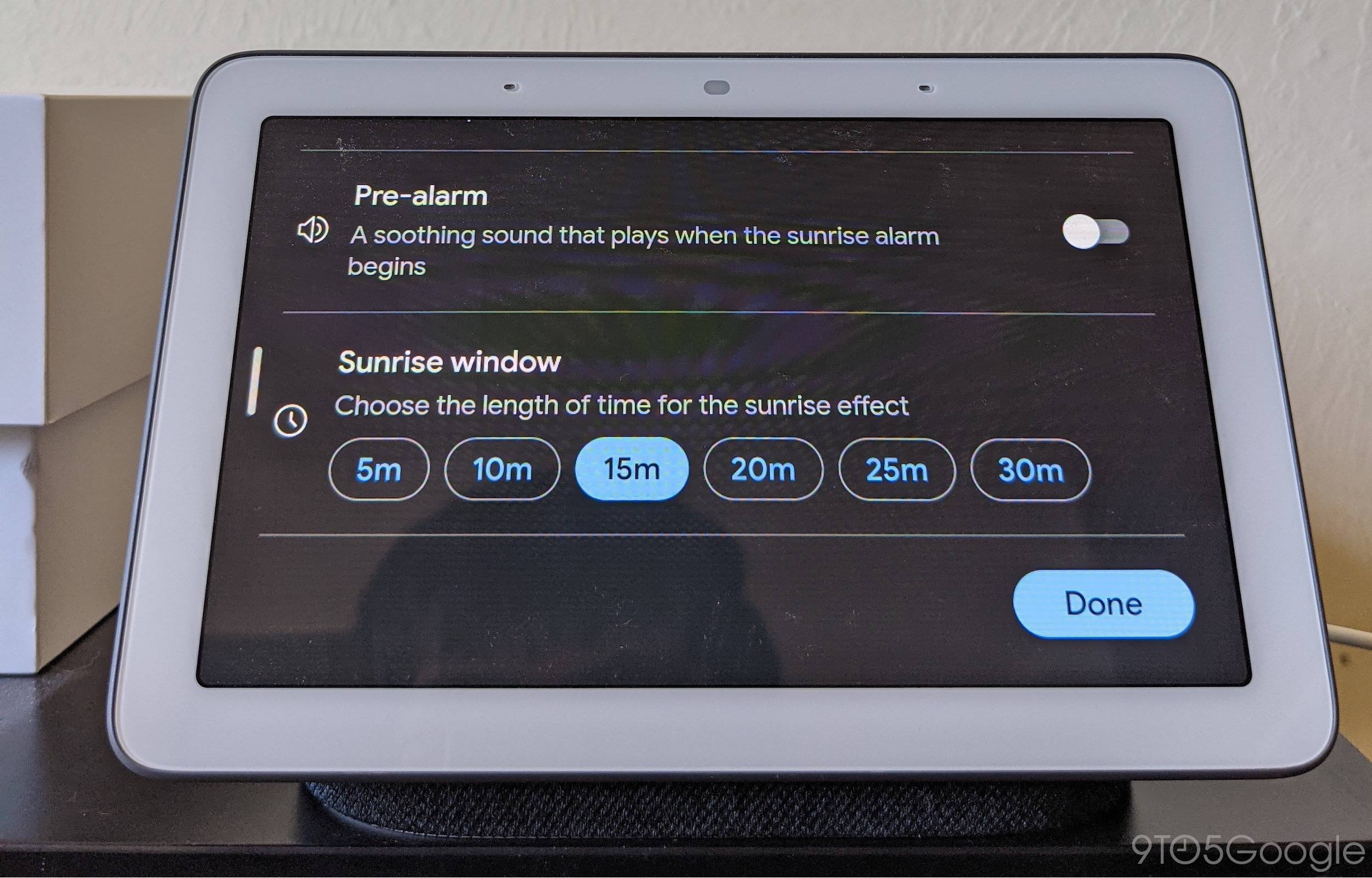 Google rolling out new Nest Hub alarms UI with 'Sunrise' 9to5Google