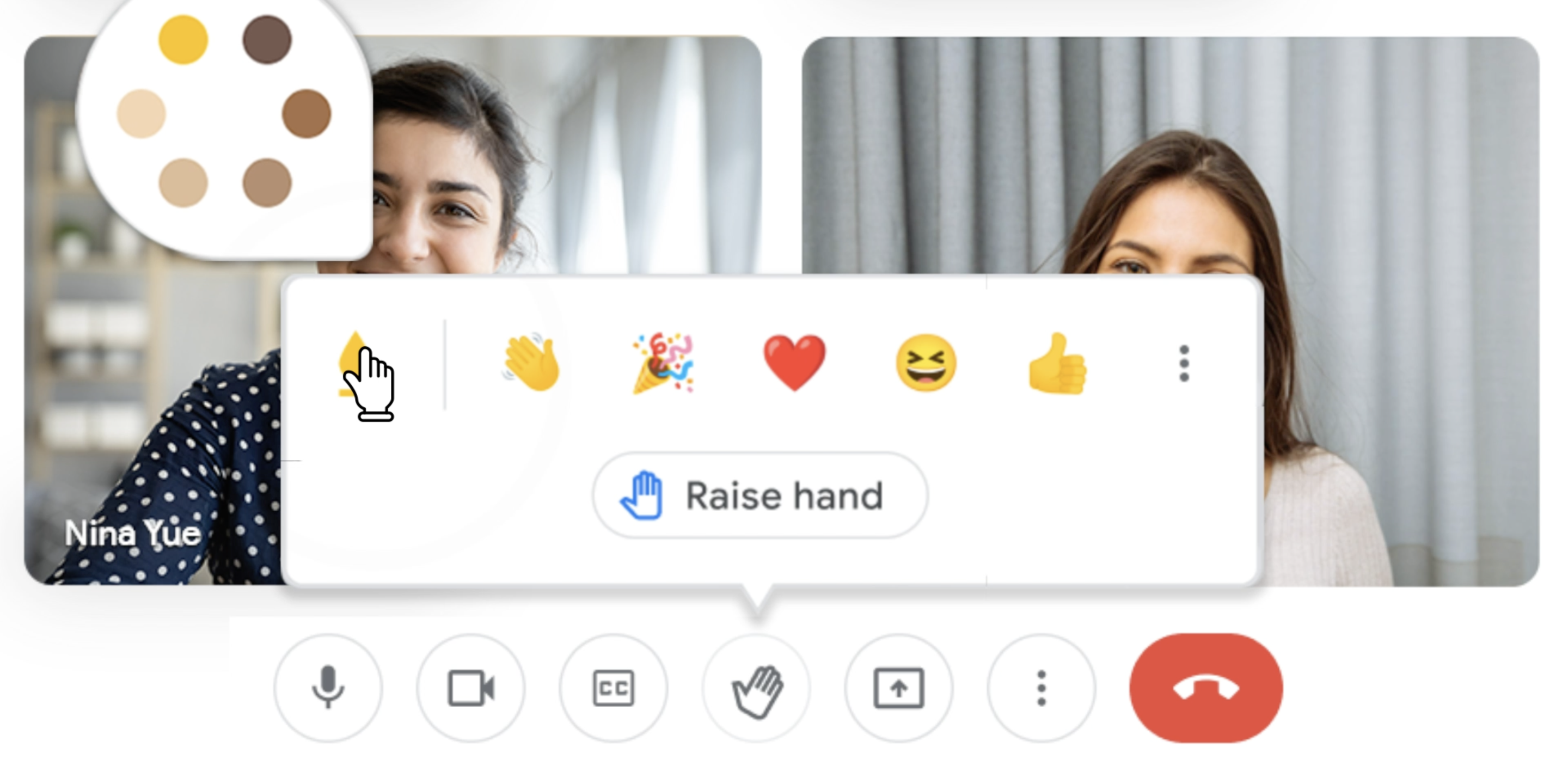 emojis and gifs for google meet