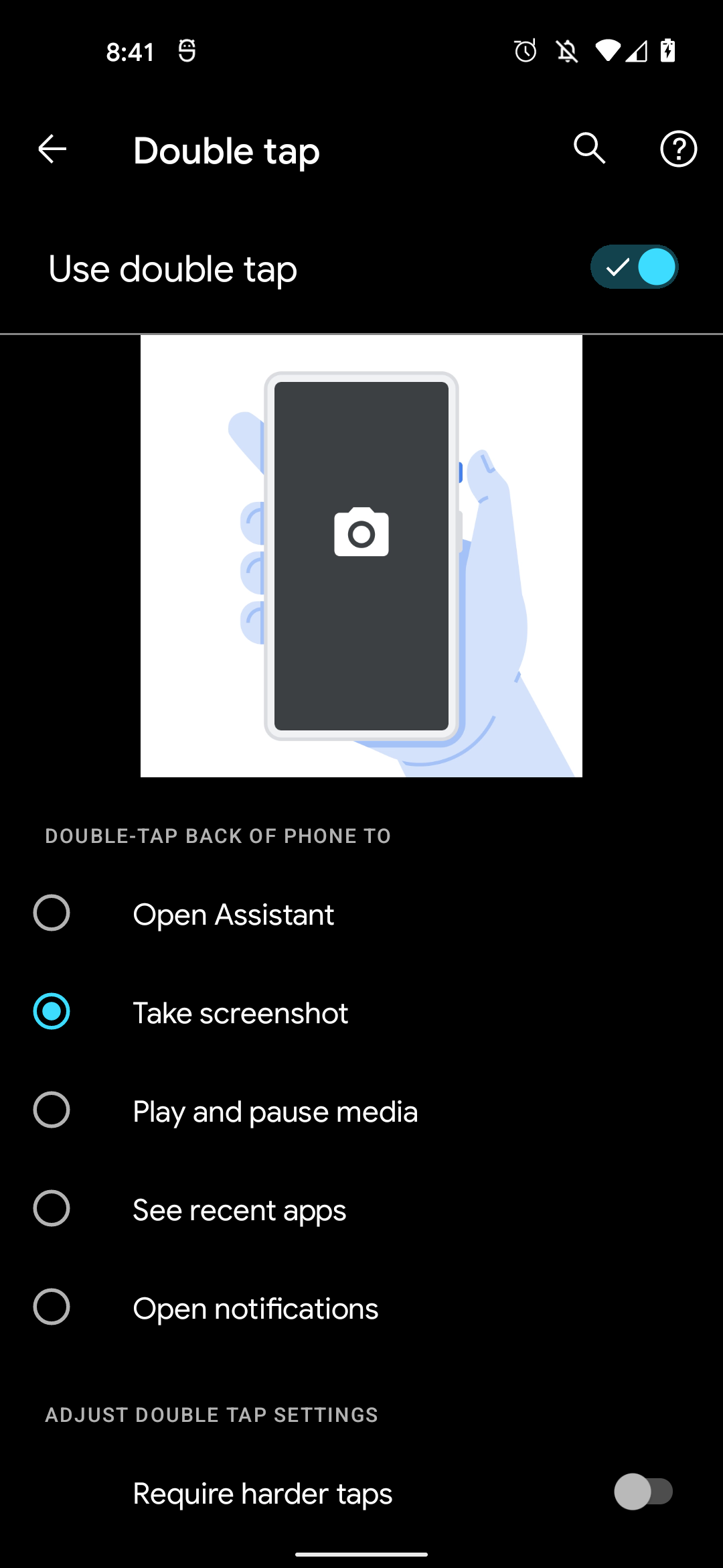 Android 12 DP1: Pixel 5 readies Double tap, doesn't work yet - 9to5Google