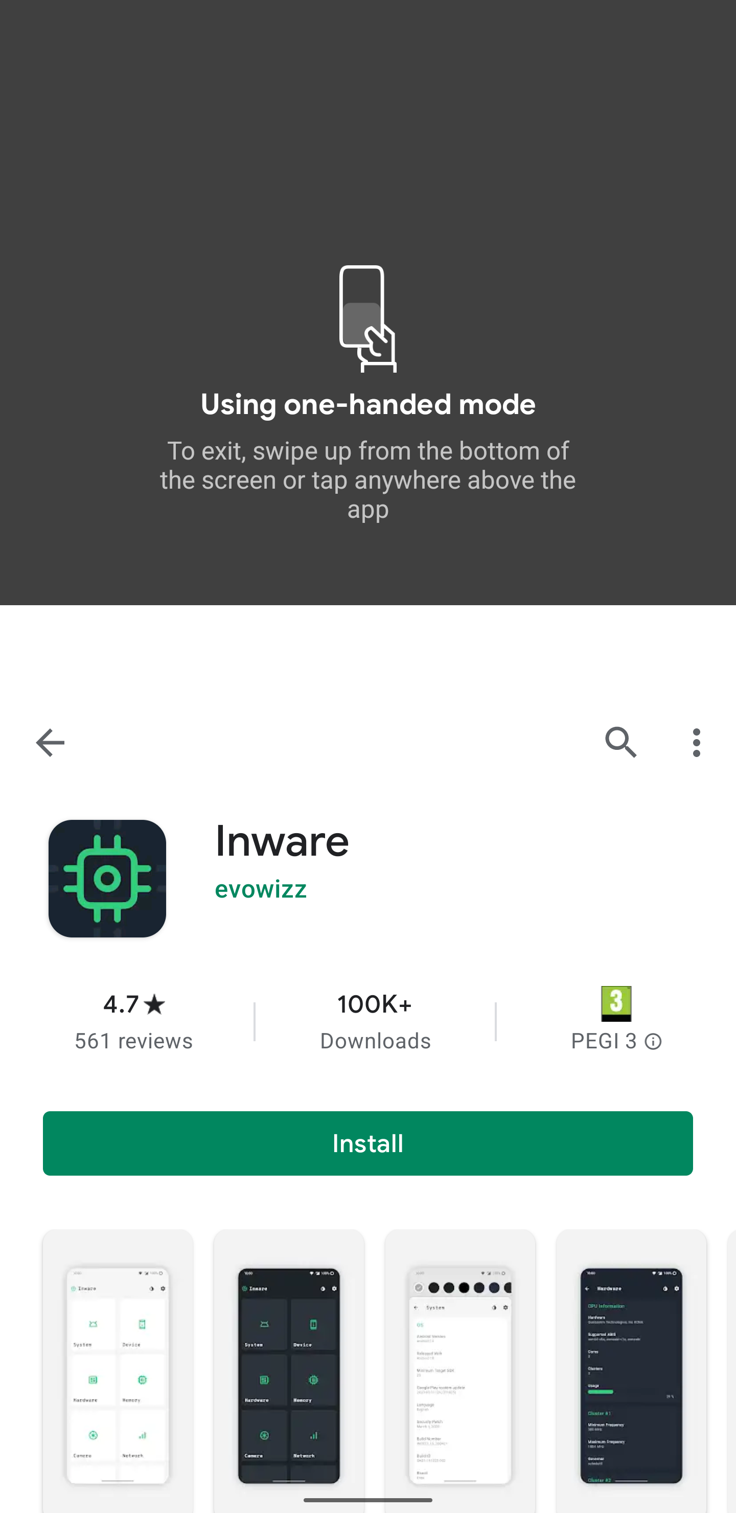 Android 12 Here's a look at Onehanded mode in action
