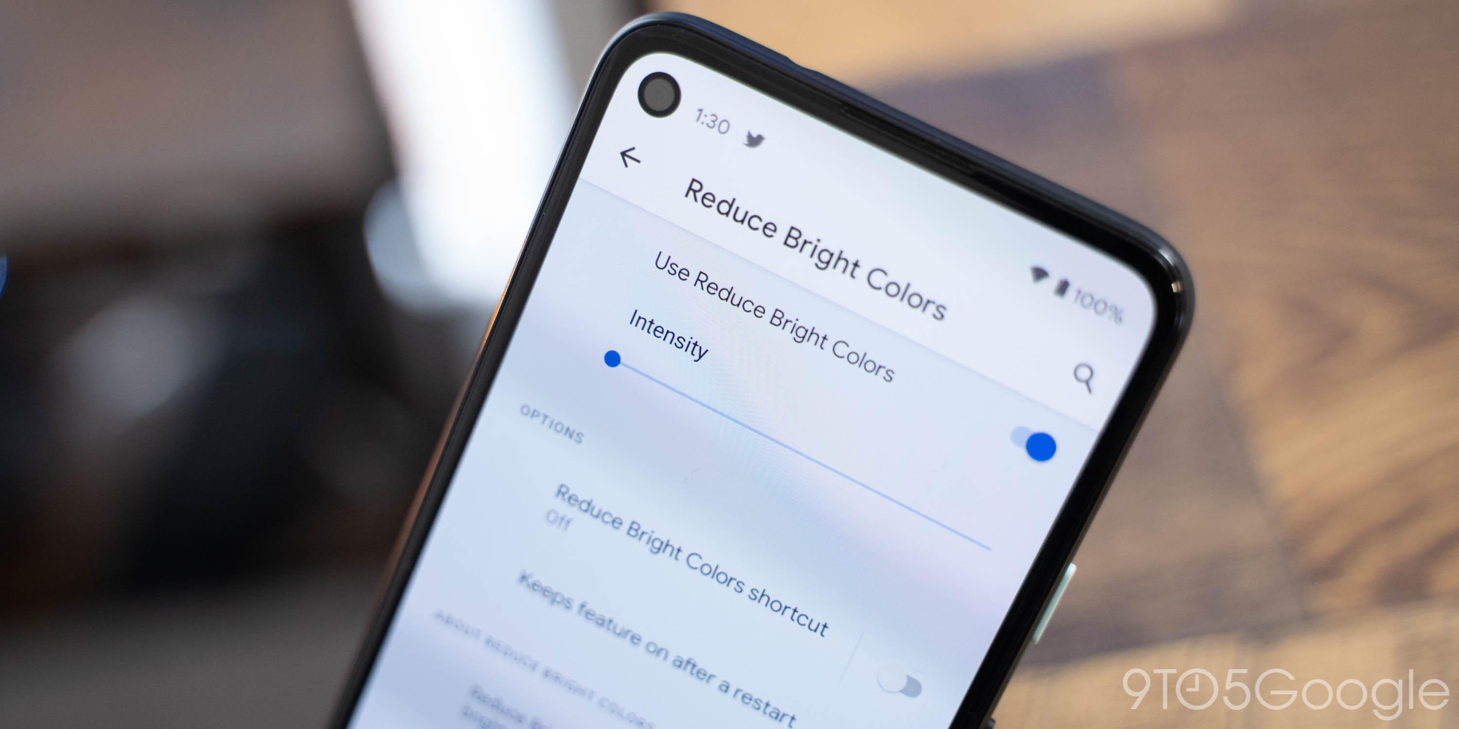 Android 12 Just Added A New Reduce Bright Colors Option 9to5google Reduce screen brightness to save battery power for your phone. reduce bright colors option