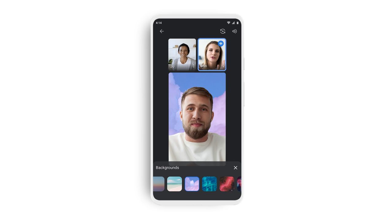 Google Meet for Android now supports different backgrounds - 9to5Google