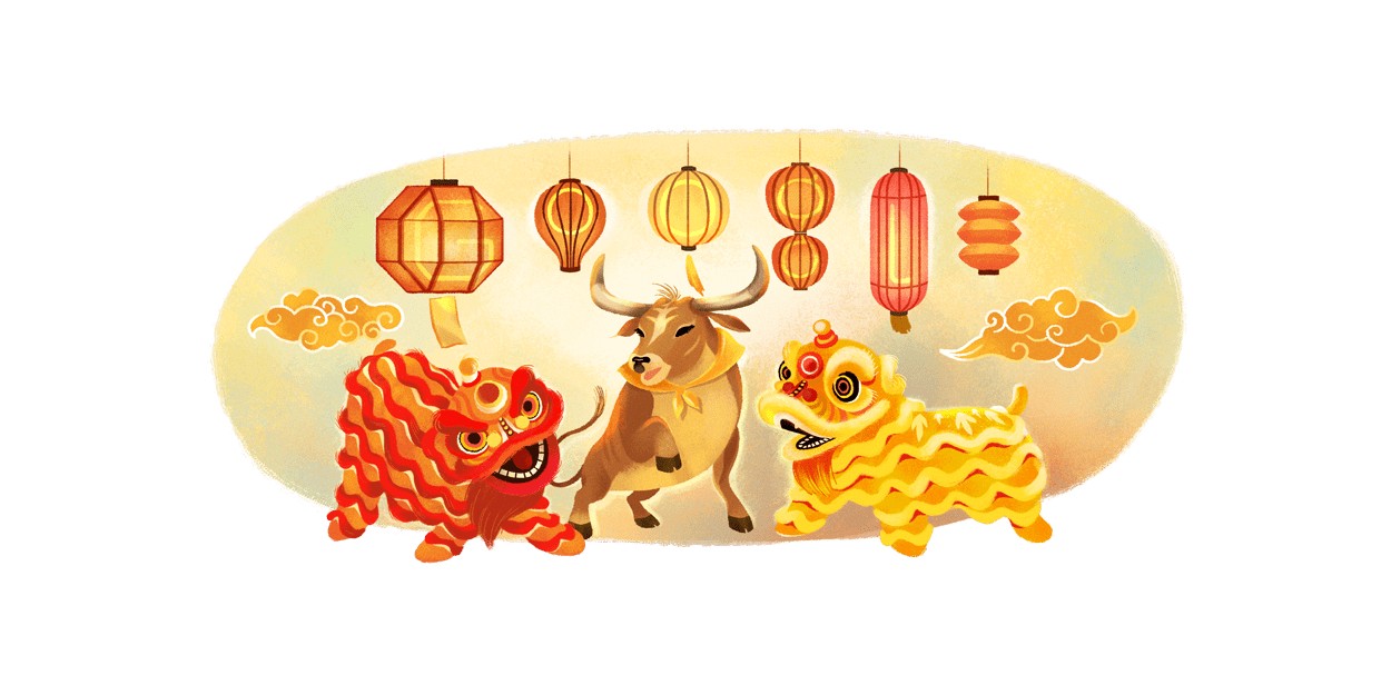 Lunar New Year 2021 Google Doodle