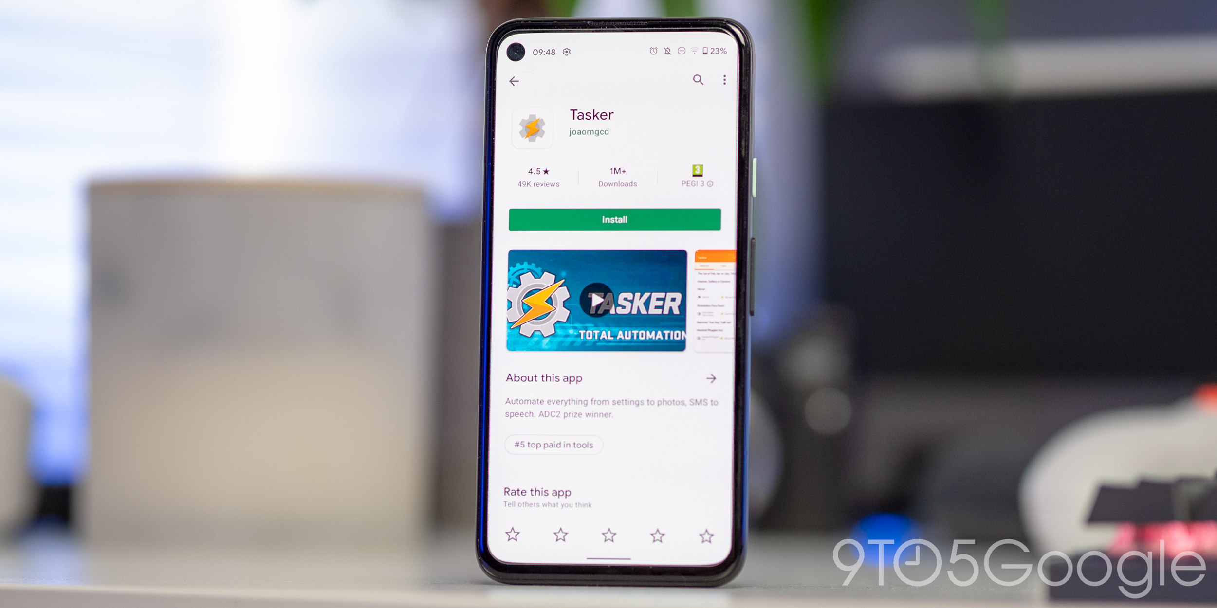 Tasker lets you resize Android 12's clock - 9to5Google
