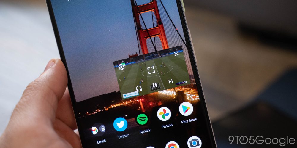 android 12 dp2 picture in picture gains gestures stashing 9to5google