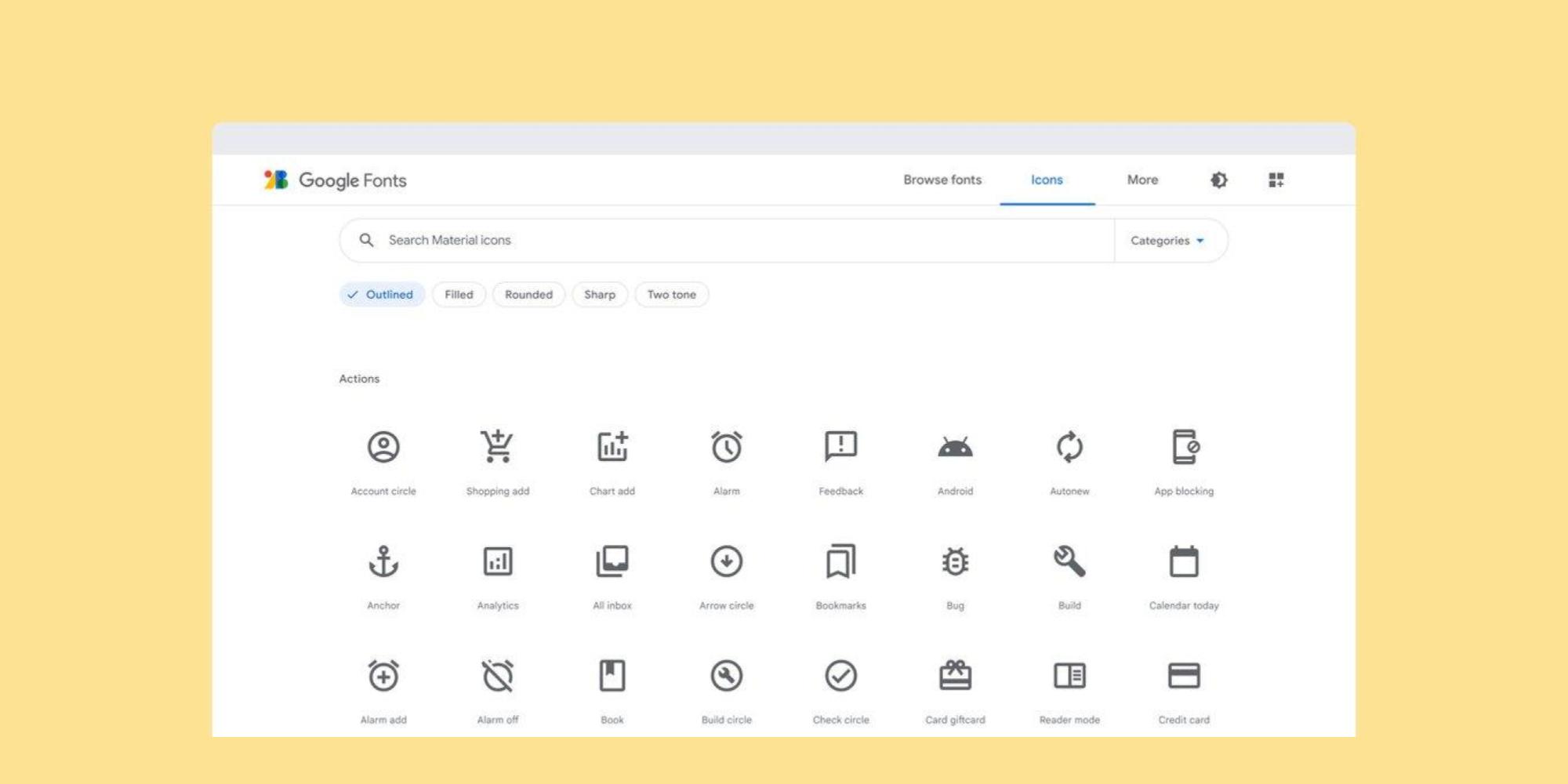 Google Fonts Gets New Logo As Catalog Adds Material Icons - 9to5Google