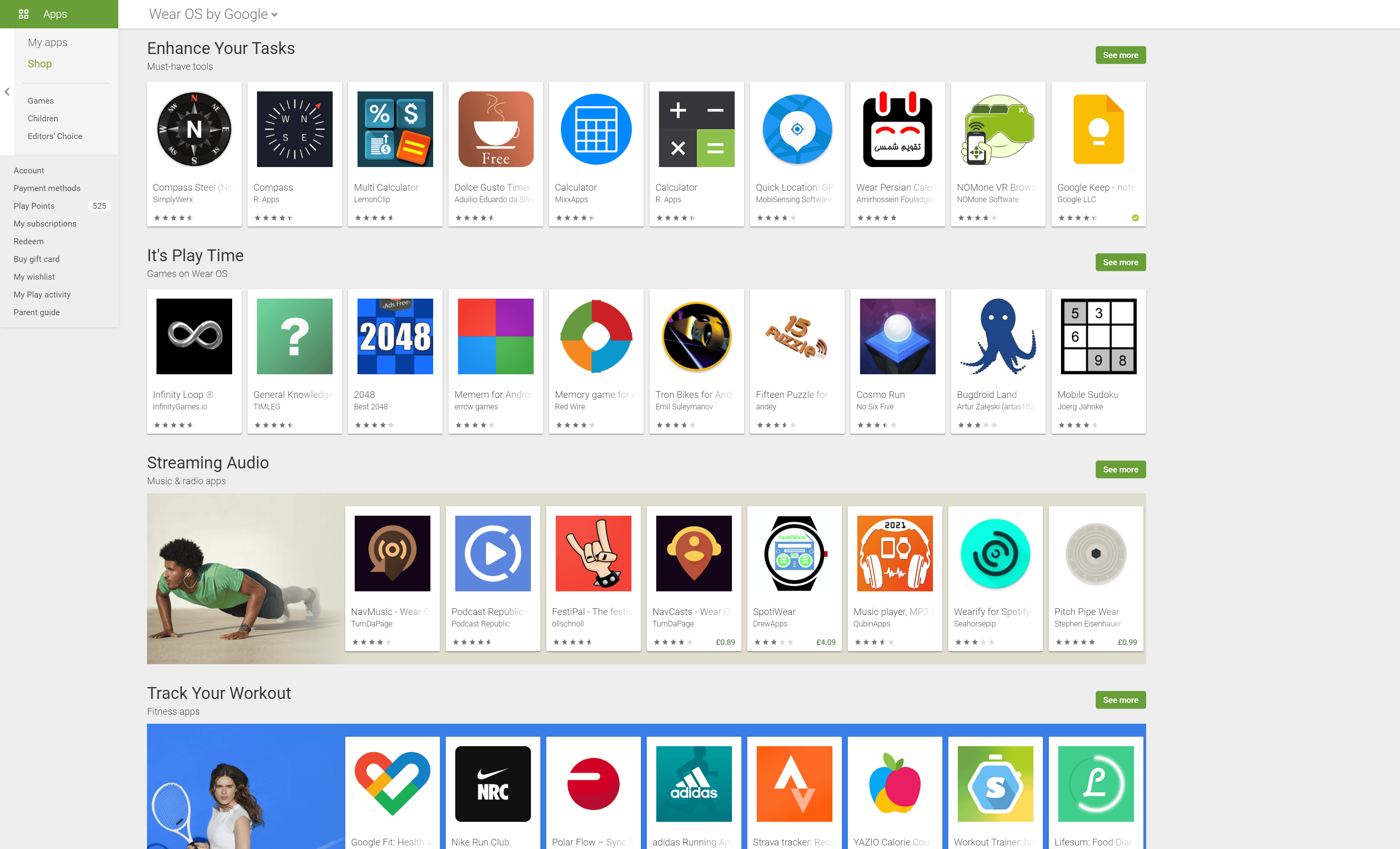 Google revamps Wear OS Play Store page - 9to5Google