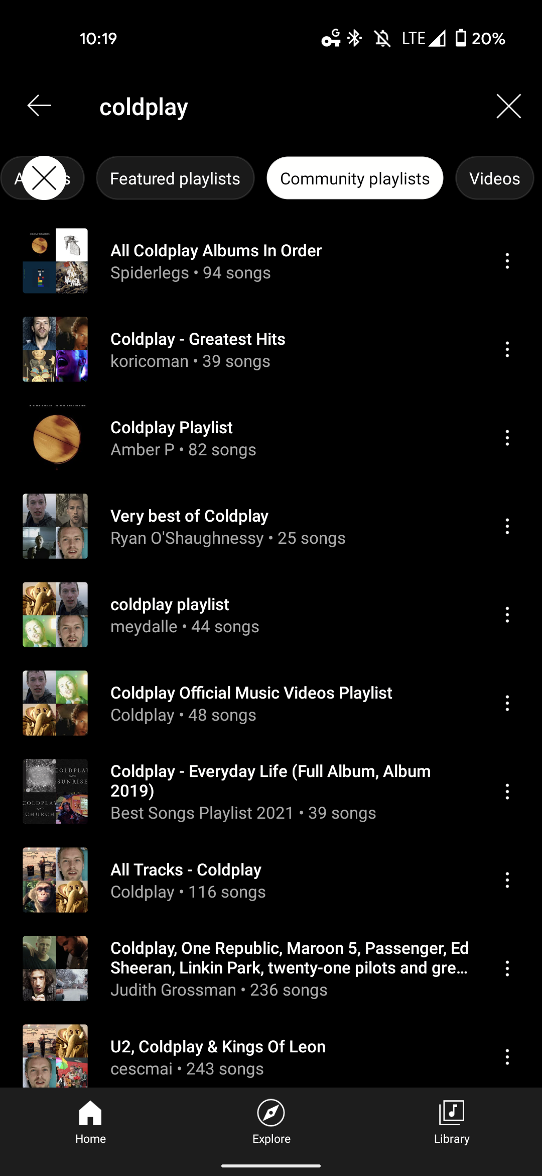 youtube music play list