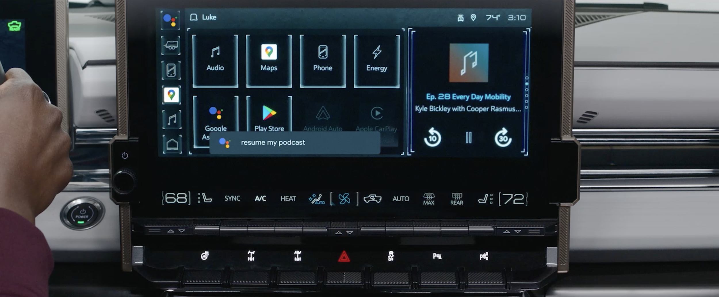 GM Android Auto