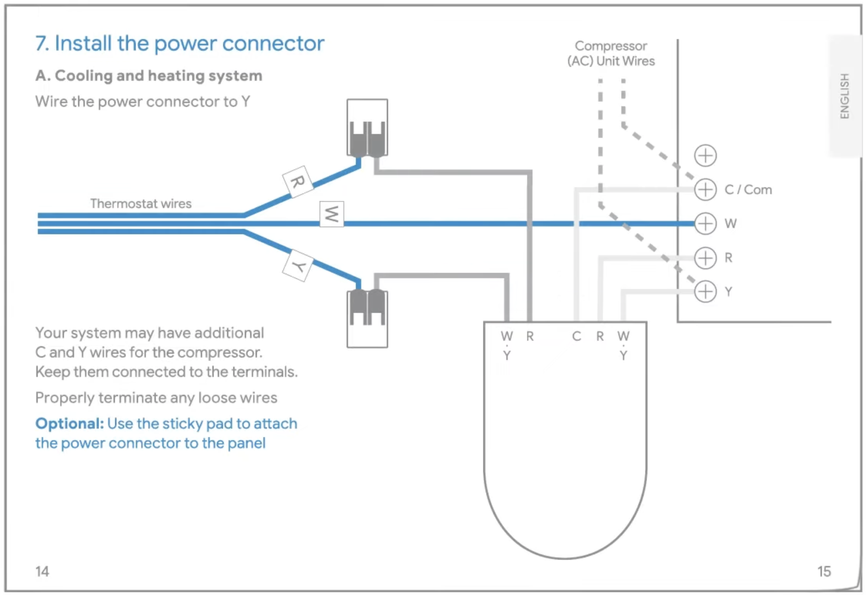 How To Install Nest C Wire Adapter   Nest Power Connector Thermostat 1 