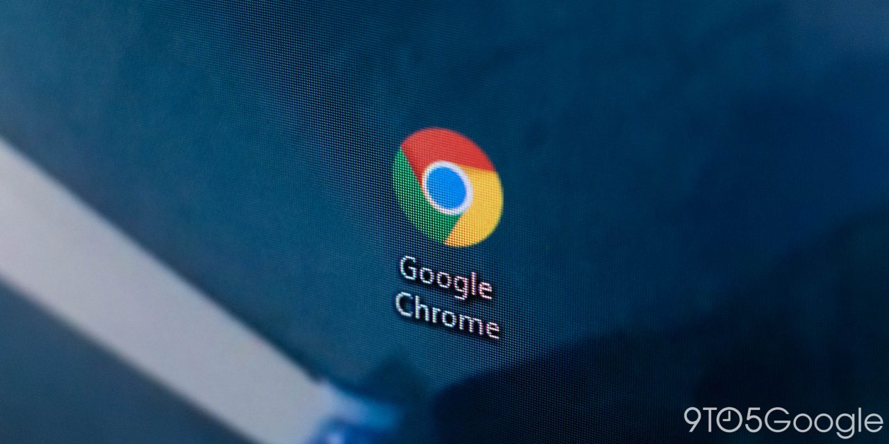 Chrome icon on a Windows desktop