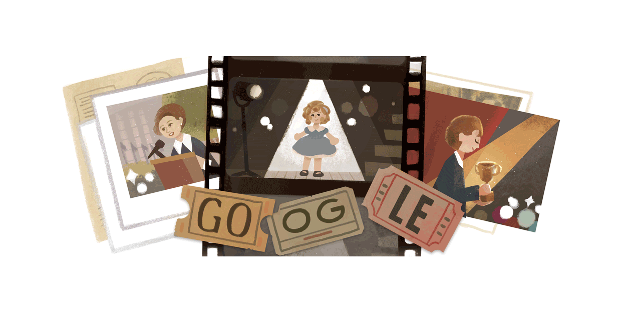 Shirley Temple Google Doodle