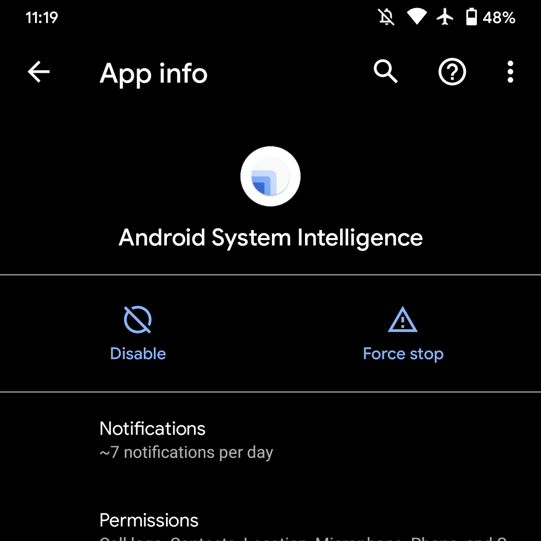Android System Intelligence
