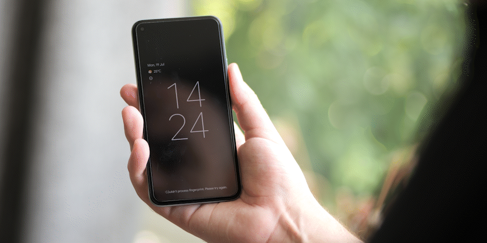 Android 12 Beta 3 - Fingerprint animation