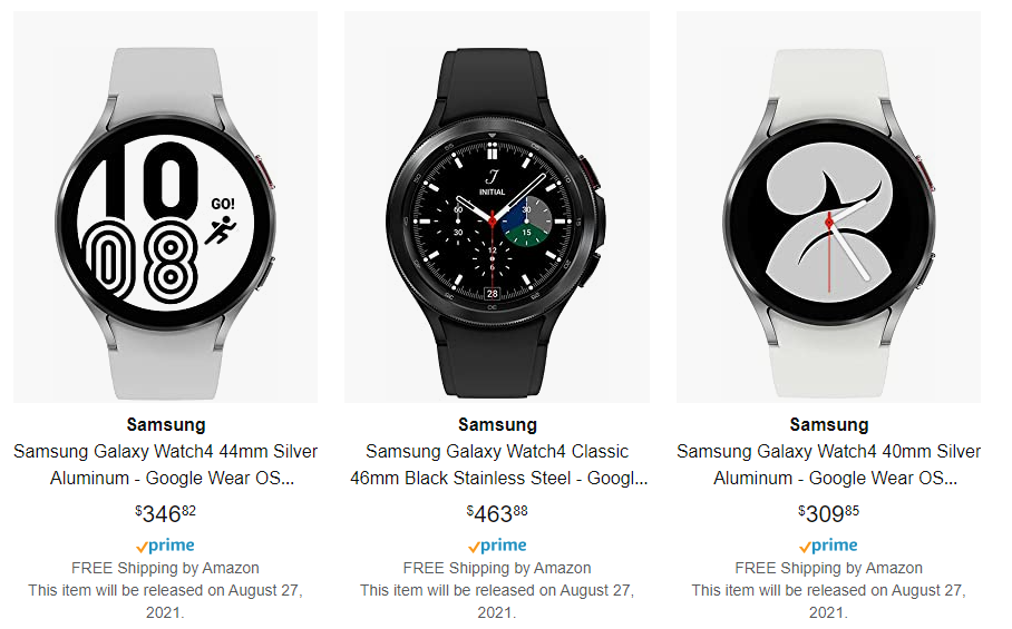 Galaxy Watch 4 Price Leaked By Early Amazon Listing 9to5google