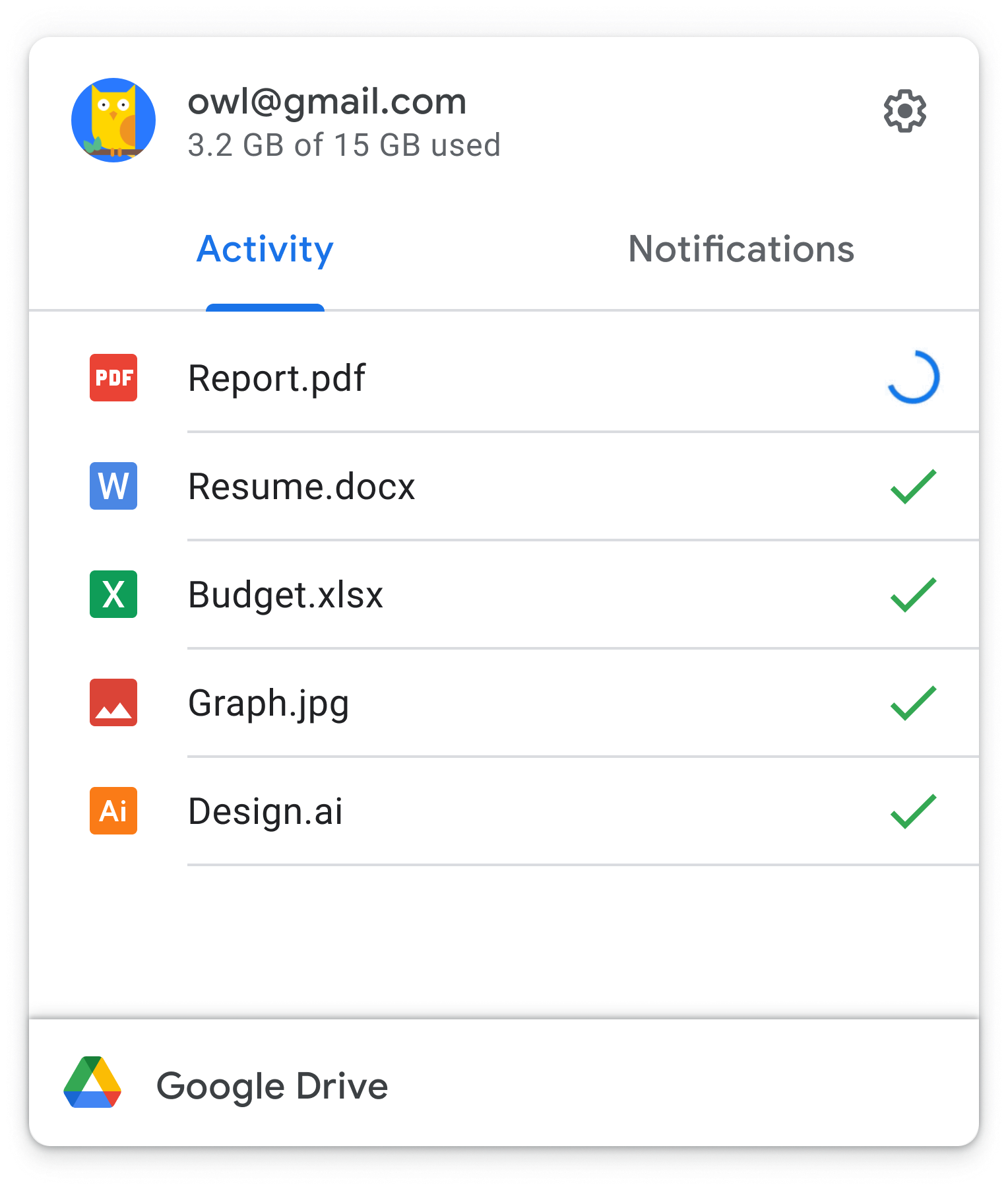 google drive desktop application