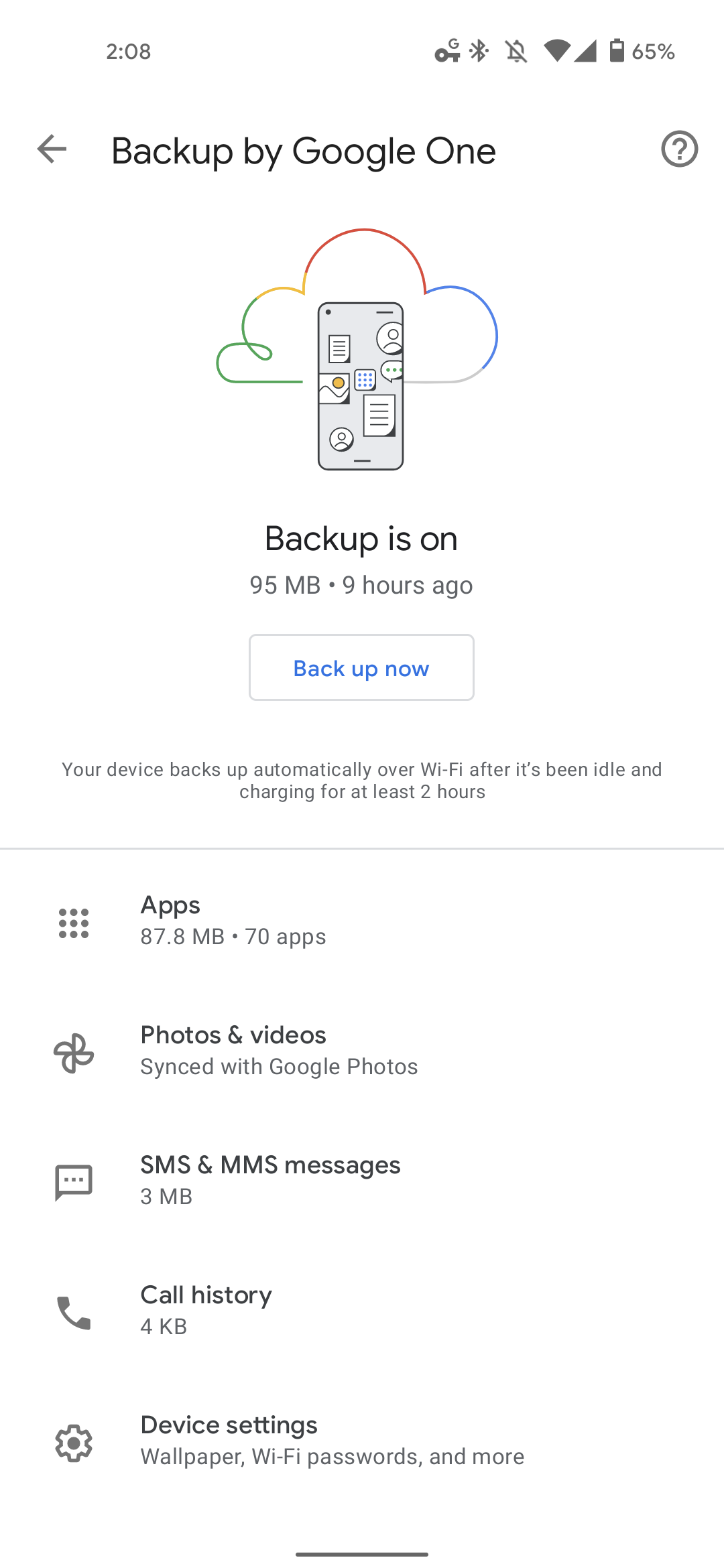 New ‘Backup by Google One’ rolled out in Android Settings - 9to5Google