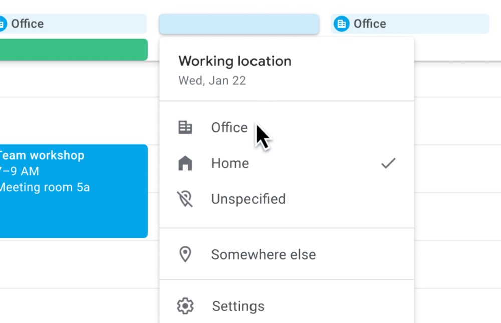 Google Calendar will soon let you share your work location 9to5Google