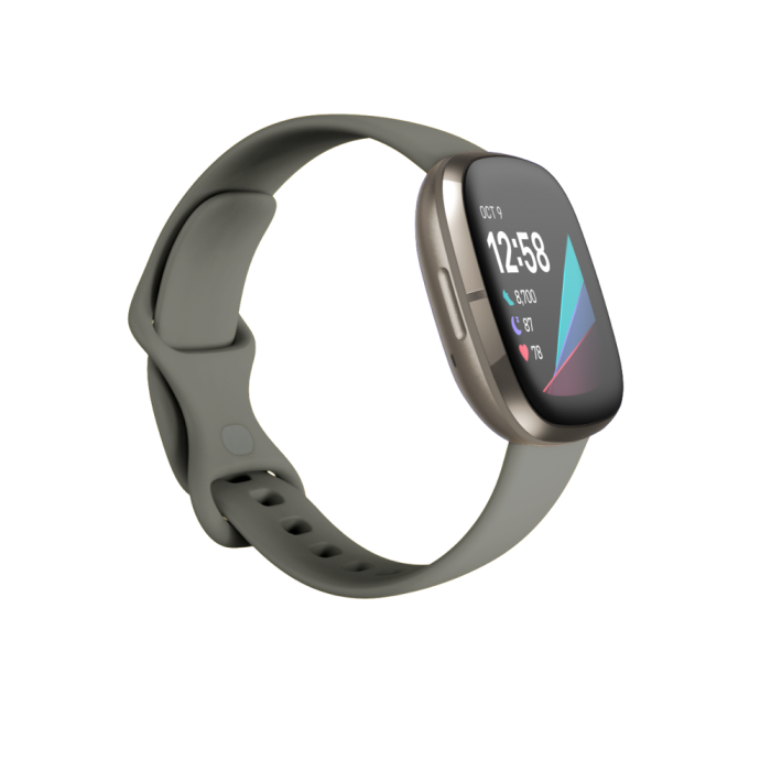 Fitbit Sense gets a new silver variant, more official bands - 9to5Google