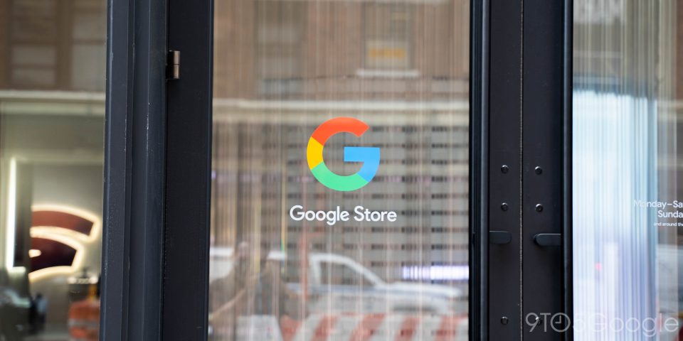 Google Store logo in Chelsea, New York City