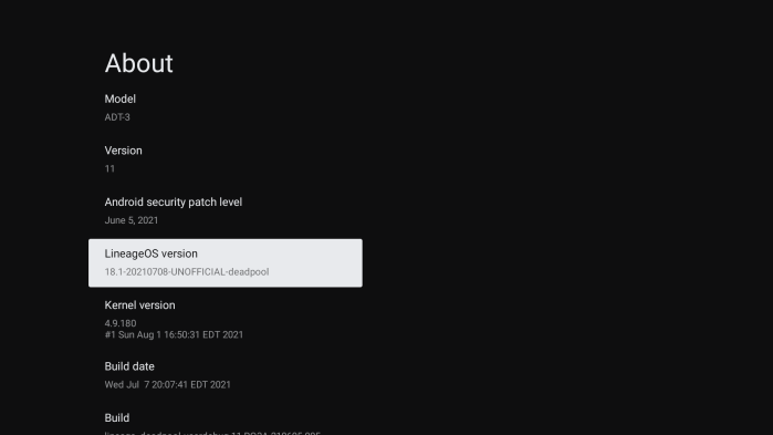 Android TV LineageOS builds published for some devices - 9to5Google