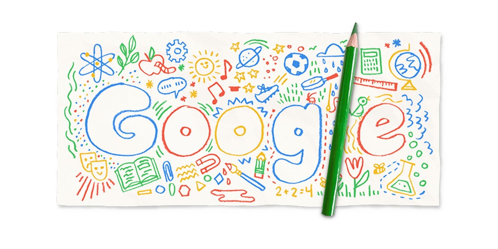 Google Doodle First day of school 2021