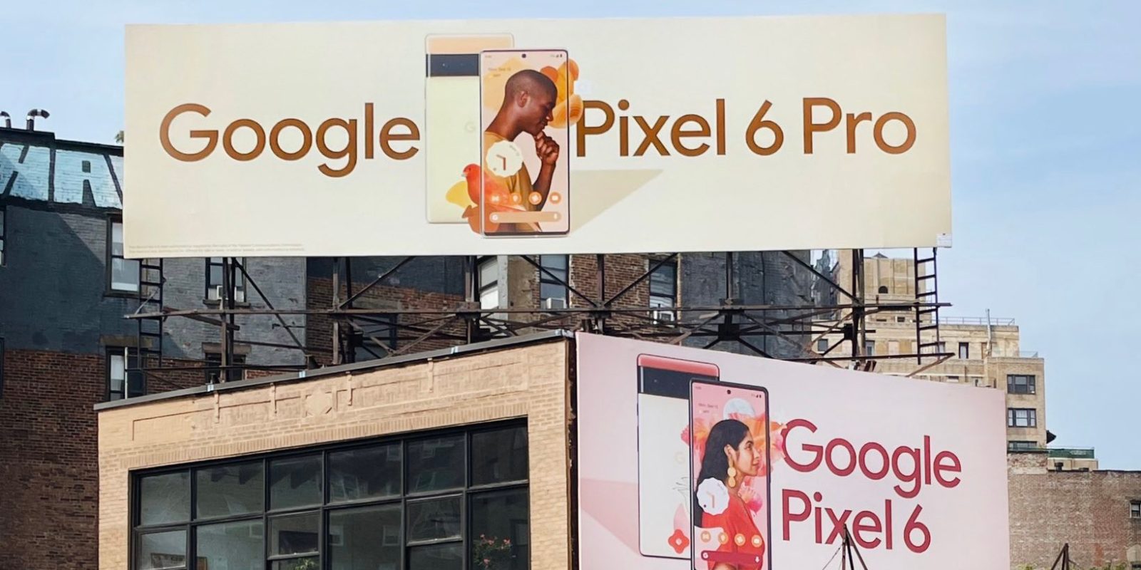 Pixel 6 billboard
