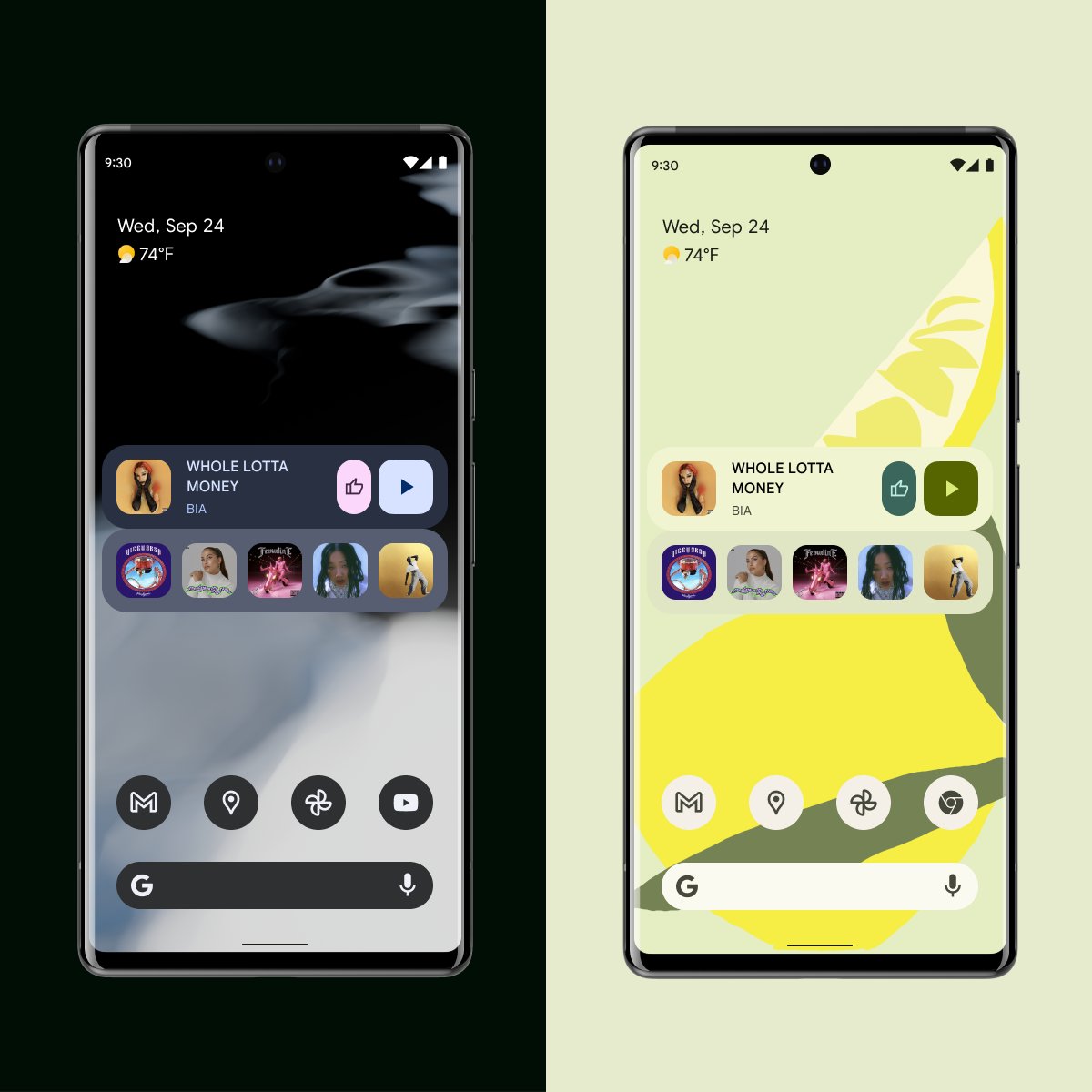 Android 12 Material widgets