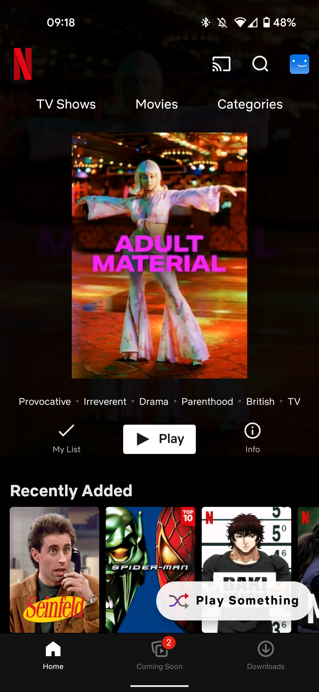 El modo aleatorio de Netflix ‘Play Something’ está disponible en todos los dispositivos Android El modo aleatorio de Netflix ‘Play Something’ está disponible en todos los dispositivos Android