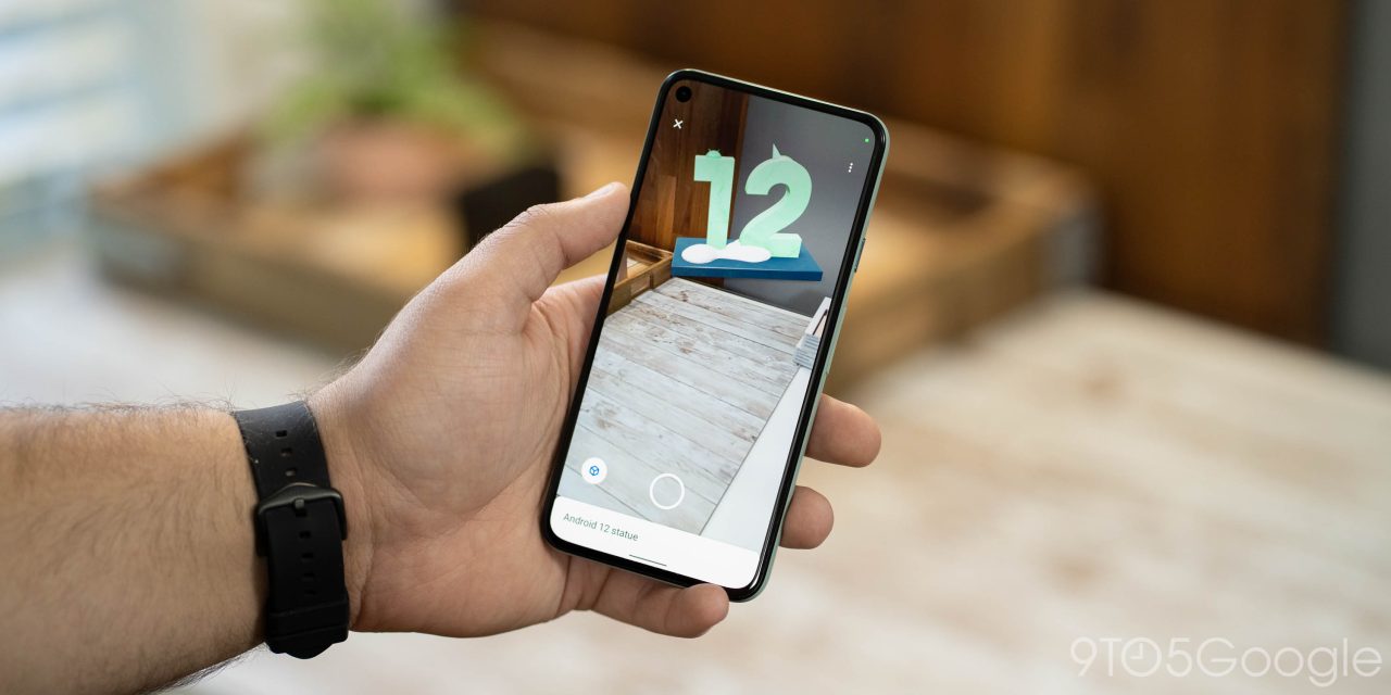 Android 12 'Snow Cone' gets an AR statue - 9to5Google
