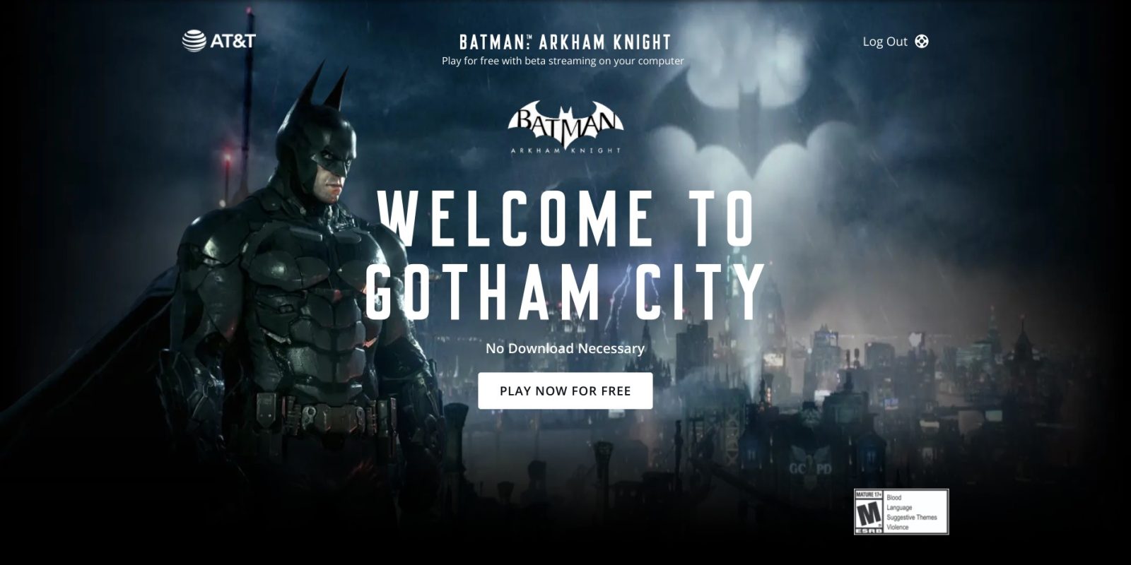 batman arkham knight at&t google immersive stream stadia