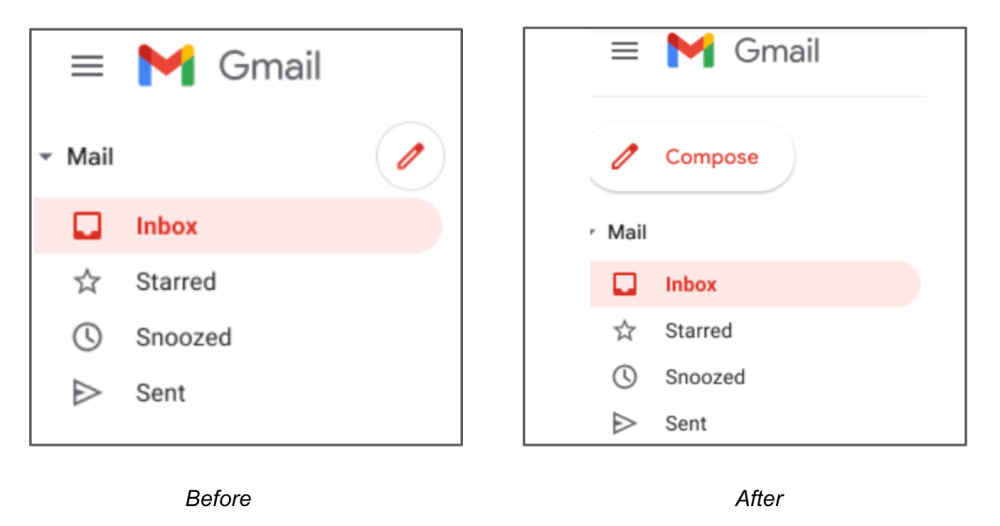 Gmail Compose button