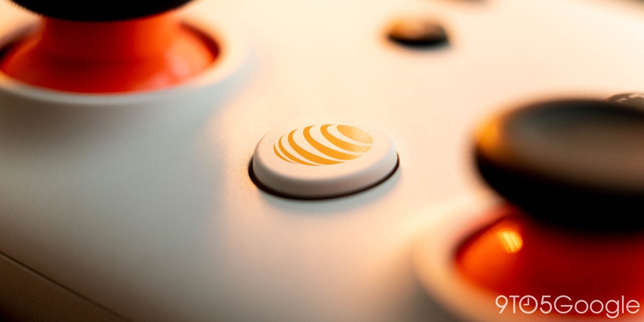 AT&T Logo on a Stadia controller