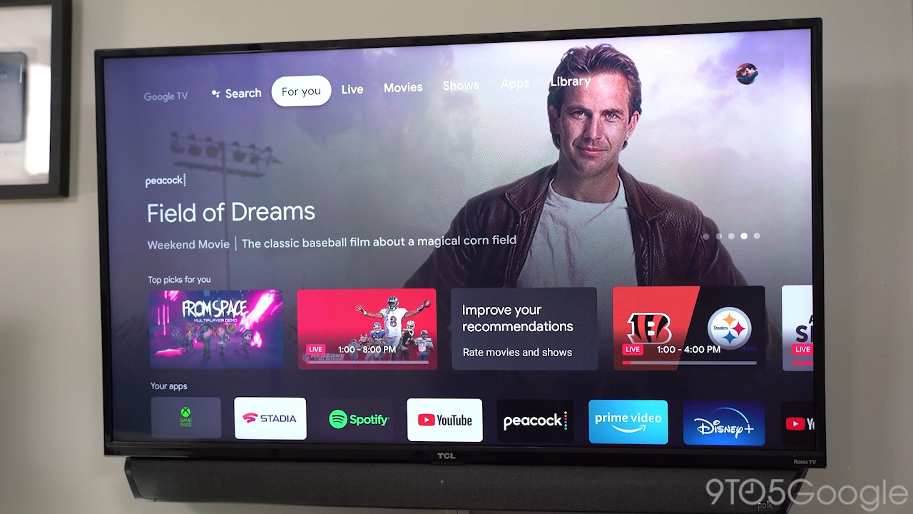 Google TV preps free live TV; here's - 9to5Google