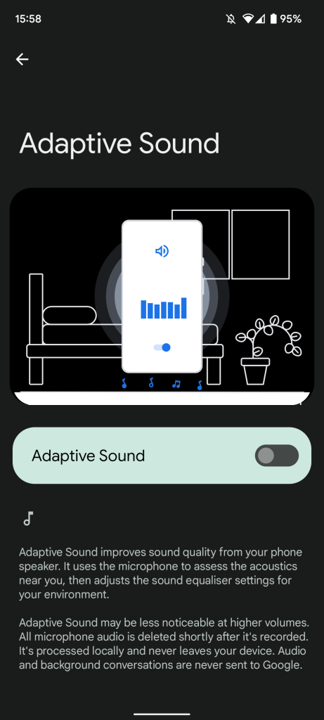 pixel 6 adaptive sound