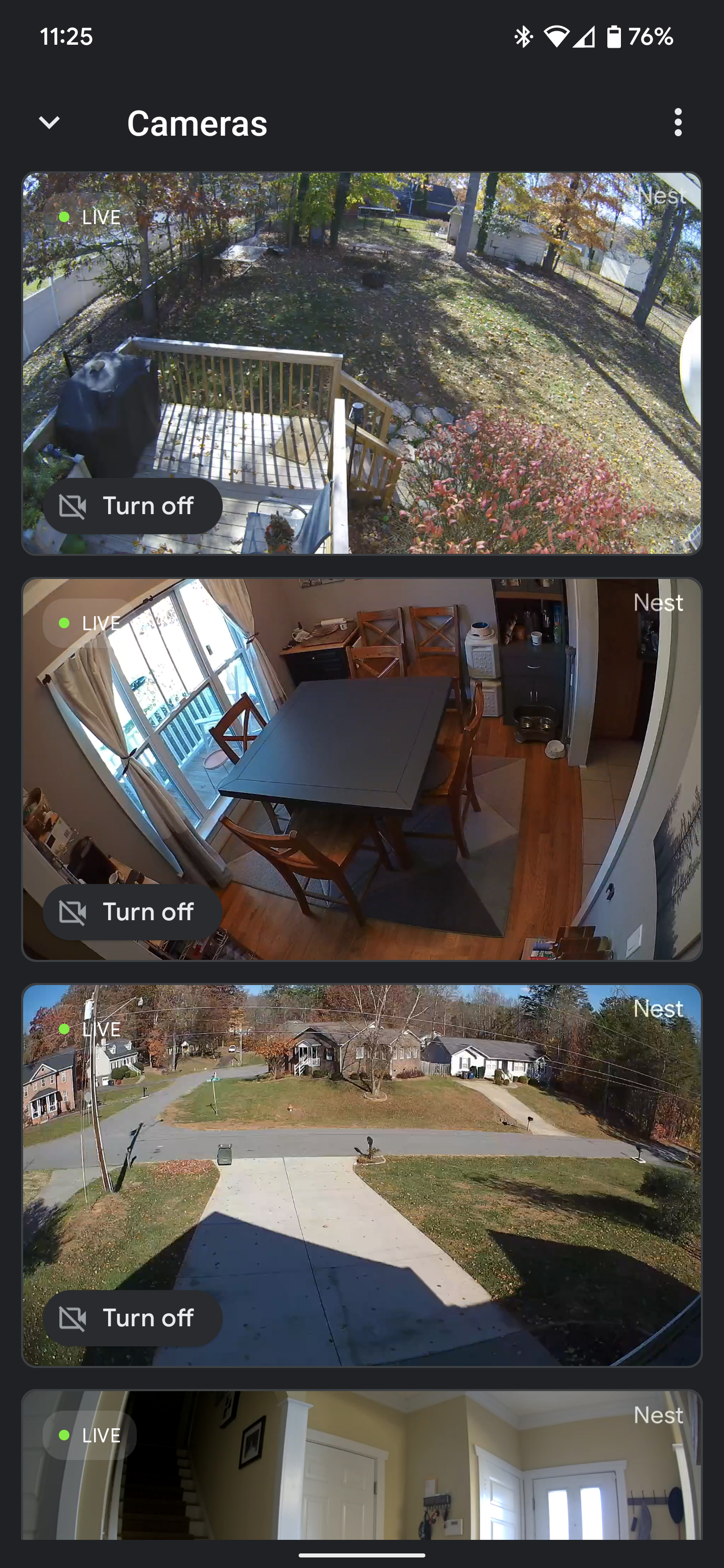 nest outdoor camera viewing angle