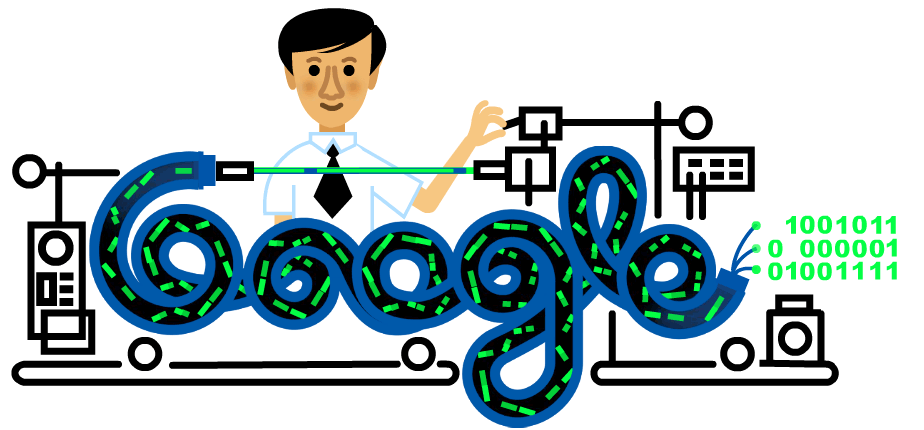 Google Doodle for Charles K. Kao