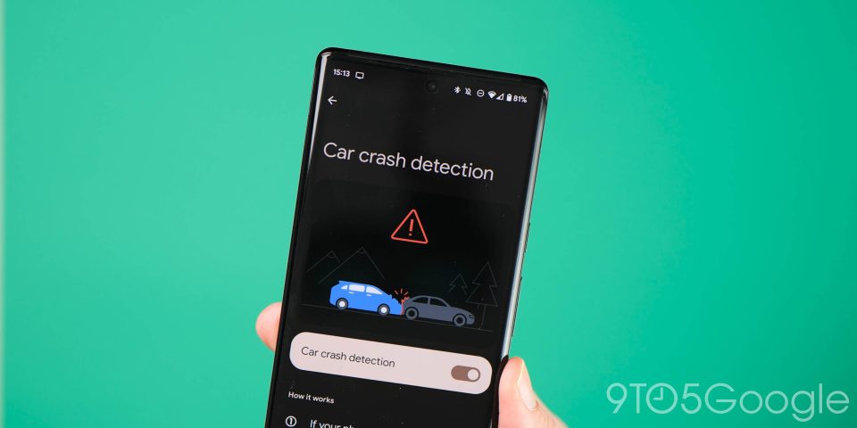 Google Pixel Car crash detection on Android