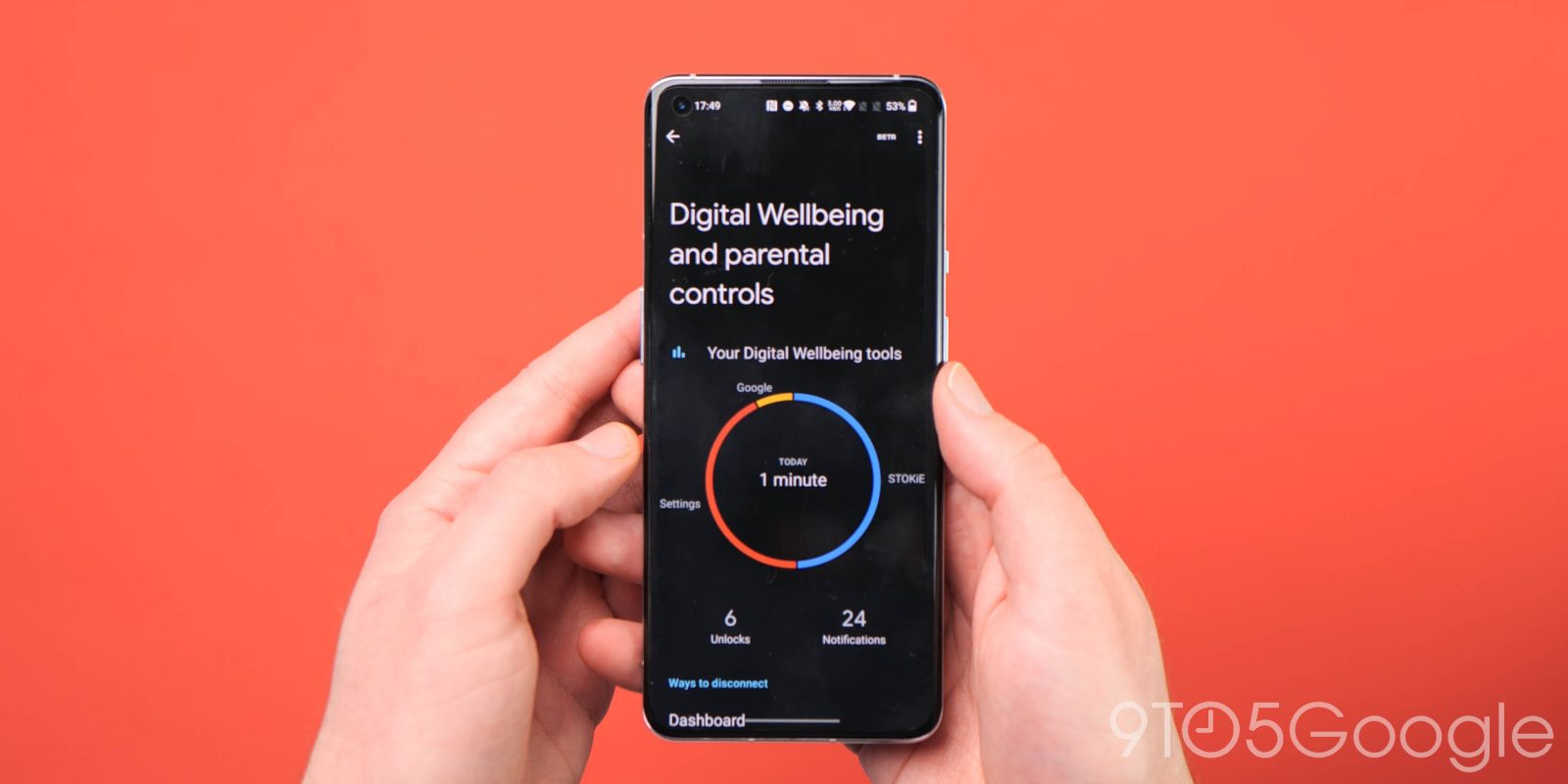 Digital Wellbeing widget