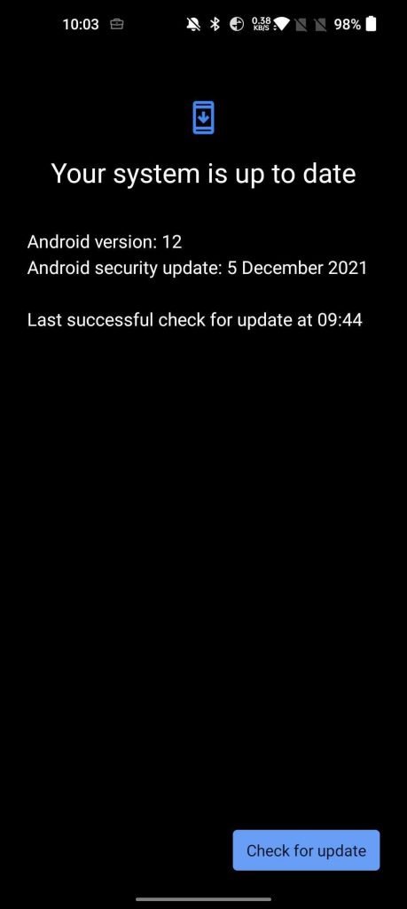 OnePlus 9 Pro OxygenOS 12 C.40 update with December 2021 security patch