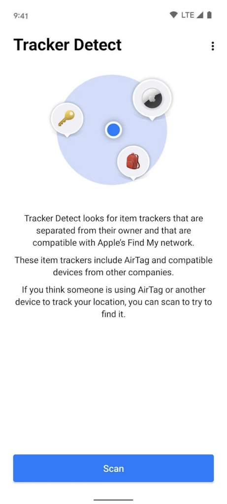 AirTag Tracker Detect Android
