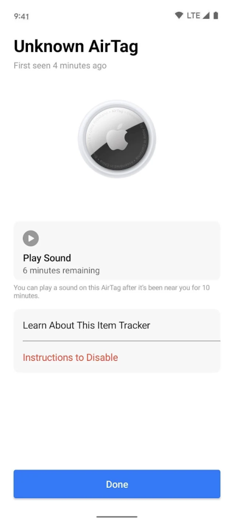 AirTag Tracker Detect Android