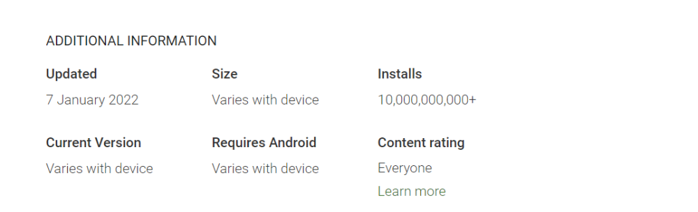 O Gmail para Android atinge a marca de 10 bilhões de downloads na Google Play Store.