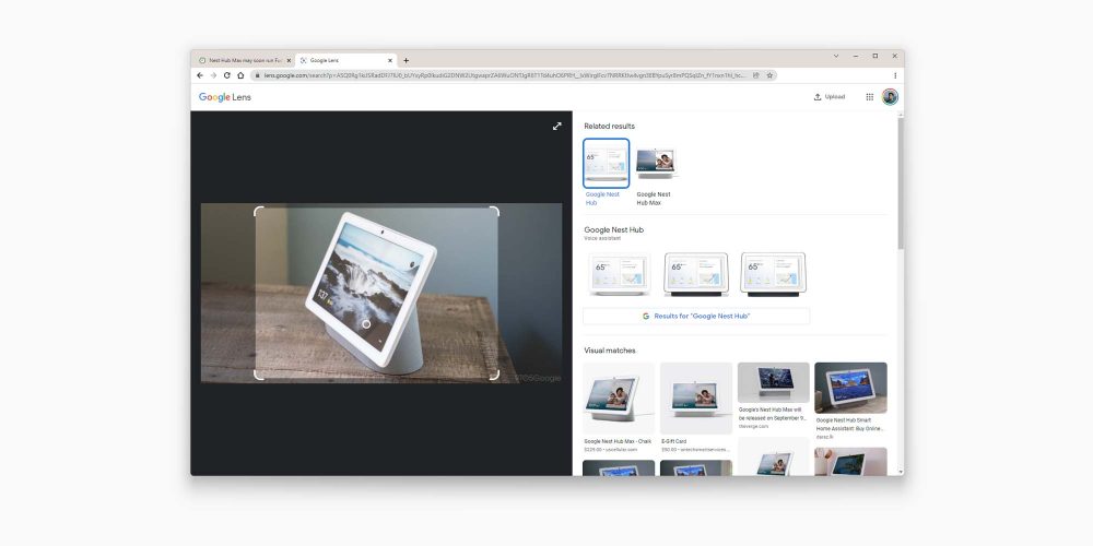 Google Lens в настольном Chrome теперь может копировать текст, переводить и открывать поиск изображений 4